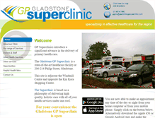 Tablet Screenshot of gladstonegpsuperclinic.com